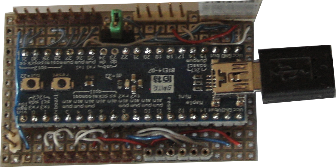 montage  du circuit Maple Mini clone