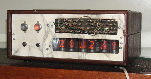 picture of clock front panel