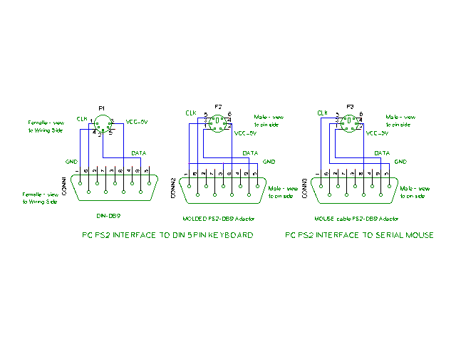 ps2 adaptor schematic